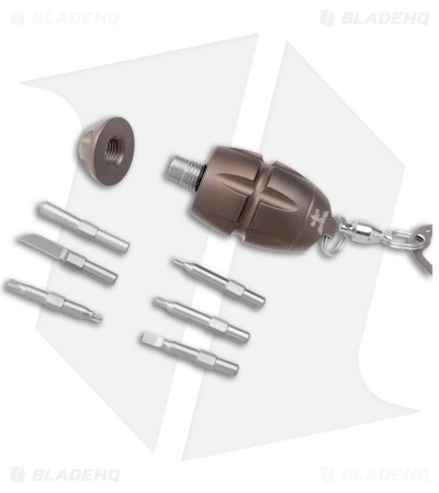 Lion Steel Lionsteel Eggie Driver Tool Keychain - Bronze Titanium EG-BR - Image 3