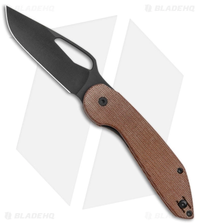 Luft Concepts Avant Liner Lock Knife Natural Micarta (3" Black PVD)