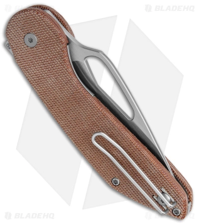 Luft Concepts Avant Liner Lock Knife Natural Micarta (3" Satin) - Image 3