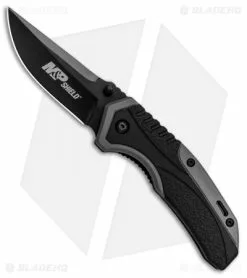 M&P Shield Spring Assisted Knife Black/Gray Rubber (2.75" Black) 1085918