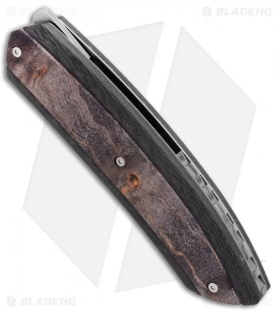 Maserin AM5 Liner Lock Knife Black Maple Carbon Fiber (3.25 Satin) 375RN - Image 2