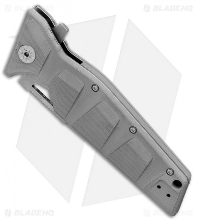 Maserin Artiglio Tanto Knife Steel/Grey G10 (3.75" Stonewash) 420G10G - Image 2