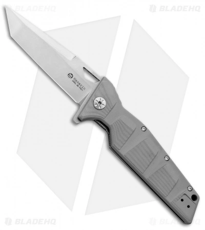 Maserin Artiglio Tanto Knife Steel/Grey G10 (3.75" Stonewash) 420G10G