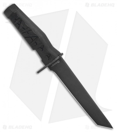 Maserin Myrmillo Tanto Fixed Blade Knife (6.8" Black) 961 - Image 2