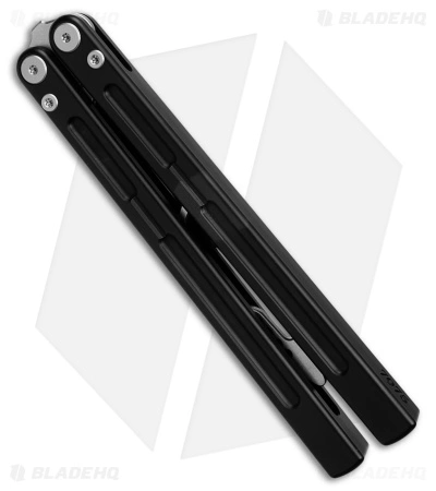Maxace Phantom Balisong Butterfly Trainer Knife Black Aluminum (4.3" SW) - Image 3
