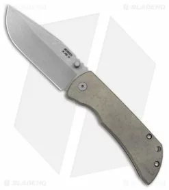 McNees Knives MAC2-3.5 Green Frame Lock Knife (3.5" Matte SW) MagnaCut