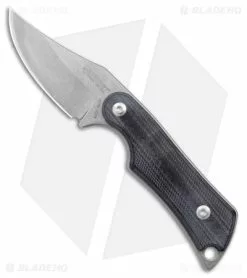 Mercury Kali Clip Point Mini Fixed Blade Knife Black G10 (2.25" SW)