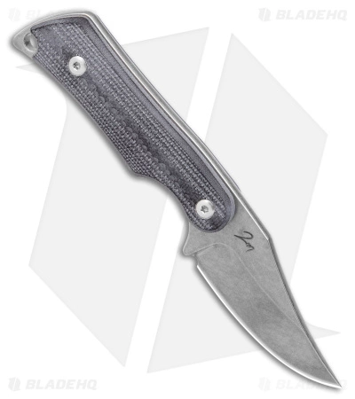 Mercury Kali Clip Point Mini Fixed Blade Knife Black G10 (2.25" SW) - Image 2