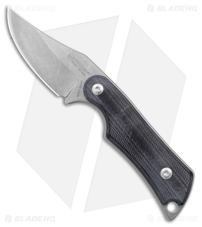 Mercury Kali Clip Point Mini Fixed Blade Knife Black G10 (2.25" SW)