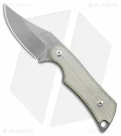 Mercury Kali Clip Point Mini Fixed Blade Knife Natural G10 (2.25" SW)