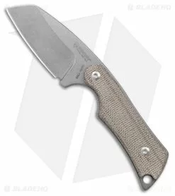 Mercury Kali Sheepsfoot Mini Fixed Blade Knife Green Micarta (2.50" SW)