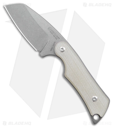 Mercury Kali Sheepsfoot Mini Fixed Blade Knife Natural G10 (2.50" SW)