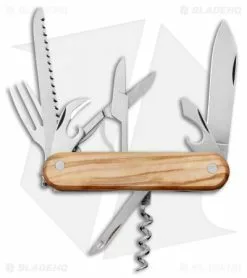 Mercury 9-in-1 Multi-Purpose Knife Olive Wood (3" Polish) 913-8LC