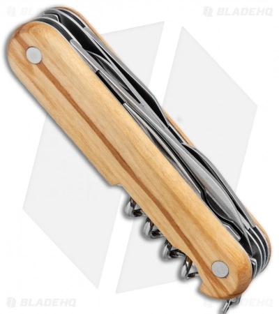 Mercury 9-in-1 Multi-Purpose Knife Olive Wood (3" Polish) 913-8LC - Image 3
