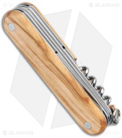 Mercury 9-in-1 Multi-Purpose Knife Olive Wood (3" Polish) 913-8LC - Image 2