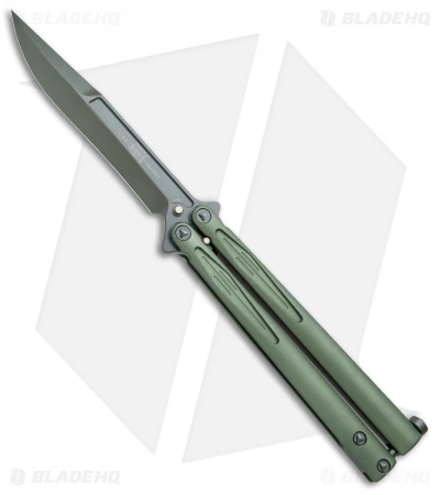 Microtech Tachyon III Balisong Butterfly OD Green (4.5" OD Green) 173-1GR