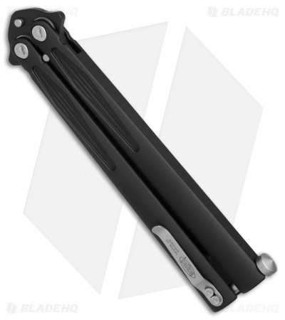 Microtech Tachyon III Balisong Butterfly Knife (4.5" Black) 173-1 - Image 2