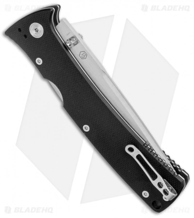 Nemesis Knives MPR-3T Tanto Lockback Knife Black G-10 (3.5" Satin) NK-22T - Image 3