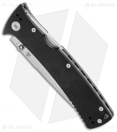 Nemesis Knives MPR-3T Tanto Lockback Knife Black G-10 (3.5" Satin) NK-22T - Image 2