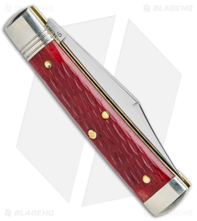 Great Eastern Cutlery GEC Northfield UN-X-LD Clip Point Pocket Knife Red Jigged Bone (2.6" Satin) - Image 3