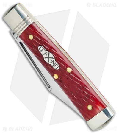 Great Eastern Cutlery GEC Northfield UN-X-LD Clip Point Pocket Knife Red Jigged Bone (2.6" Satin) - Image 2