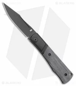 Notorious EDC NotoriousEDC Kingpin Slip Joint Knife Black Micarta (2.8" Black)