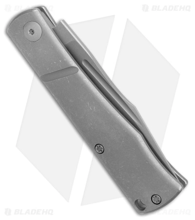 Notorious EDC NotoriousEDC Kingpin Slip Joint Knife Titanium (2.8" Stonewash) - Image 3