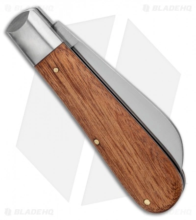 OTTER-Messer Large Anchor Knife Sapeli Wood (3" Satin) - Image 3