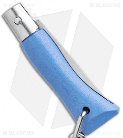 Opinel No. 2 Folding Knife Keychain Skyblue (1.38" Satin) - Image 3
