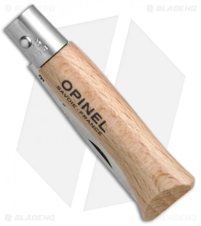 Opinel No. 3 Beechwood Stainless Steel Pocket Knife (1.5" Plain) #3 - Image 2