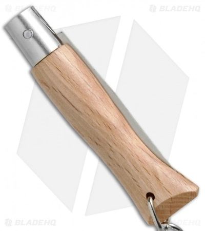 Opinel No. 4 Stainless Steel Knife Beechwood (2" Satin) #4 SS - Image 3
