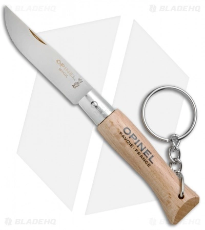 Opinel No. 4 Stainless Steel Knife Beechwood (2" Satin) #4 SS