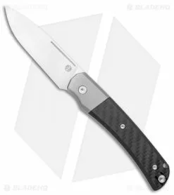 PMP Knives User Slip Joint Knife Ti/Carbon Fiber (" Satin)