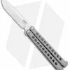Pena Knives Mid-Tech Penasong Butterfly Knife Titanium (4.5" Satin)