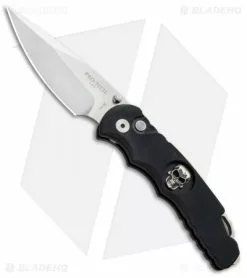 Pro-Tech Lerch TR-5 Skull Custom Spring Assisted Knife Black (3.25" SW) SA.68