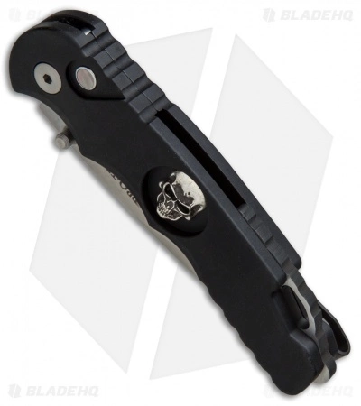 Pro-Tech Lerch TR-5 Skull Custom Spring Assisted Knife Black (3.25" SW) SA.68 - Image 2