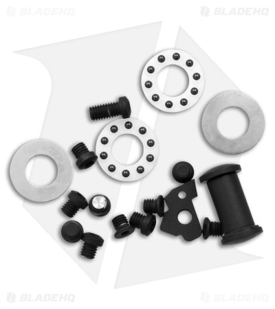 Renegade Provisions G.O.M. Frame Lock Knife Ti/Green Micarta (3.25" Black SW) - Image 5