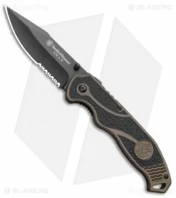 Smith & Wesson S&W SWAT II Thumb Stud Spring Assisted Knife (3.5" Black)