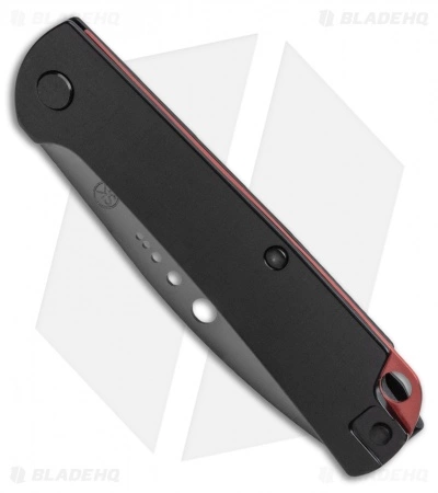 Sandrin Knives Dellatorre Slip-Joint Knife Black (3.2" Black Tungsten Carbide) - Image 2