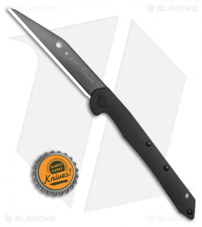 Sandrin Knives TCK 2.0 Slip-Joint Knife Black (3.3" Black Tungsten Carbide) - Image 4