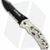 Schrade Shizzle MAGIC Spring Assisted Knife Champagne (3.375" Black Serr)