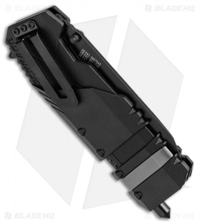 Schrade Rescue Tool SCHA911B Spring Assisted Knife (3.75" Black Serr) - Image 4