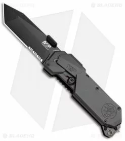Smith & Wesson M&P M.A.G.I.C. Tanto Spring Assisted Knife (3.625" Black Serr)