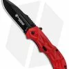 Smith & Wesson Black Ops 3 Red A/O Knife (3.35" Black) SWNKD