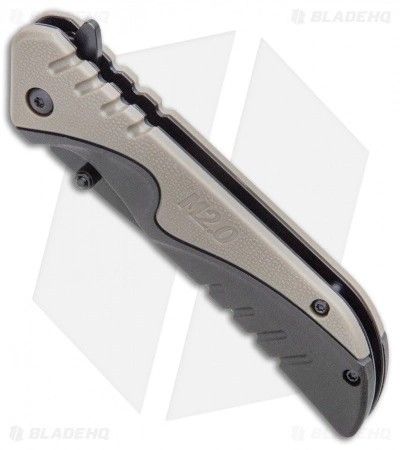 Smith & Wesson M&P M2.0 U.G. Spring Assisted Knife OD Overmold (3.25" Black) 1100042 - Image 2