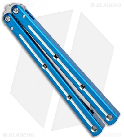 Squid Industries Krake Raken Tanto Balisong Butterfly Dual Tone (4.5" Satin) - Image 2