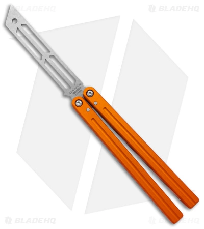 Squid Industries Triton Butterfly Balisong Trainer V2 Orange Al (SW Trainer)