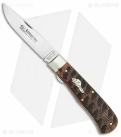 Great Eastern Cutlery GEC #23 Pioneer Trapper Knife 4.5" Liner Lock Brazilian Cherry Beaver Tail