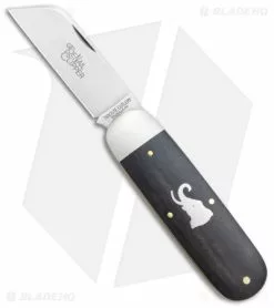 Great Eastern Cutlery GEC Tidioute Cutlery #36 Toe Nail Clipper Knife Ebony Wood (3" Satin) 363122