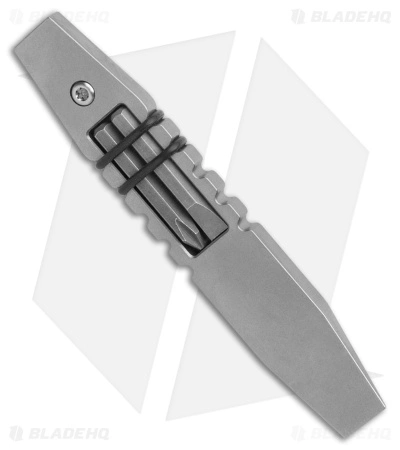 Vero Engineering Fulcrum Mini Prybar/Bit Driver Raw Titanium (3.5" Mini) - Image 2